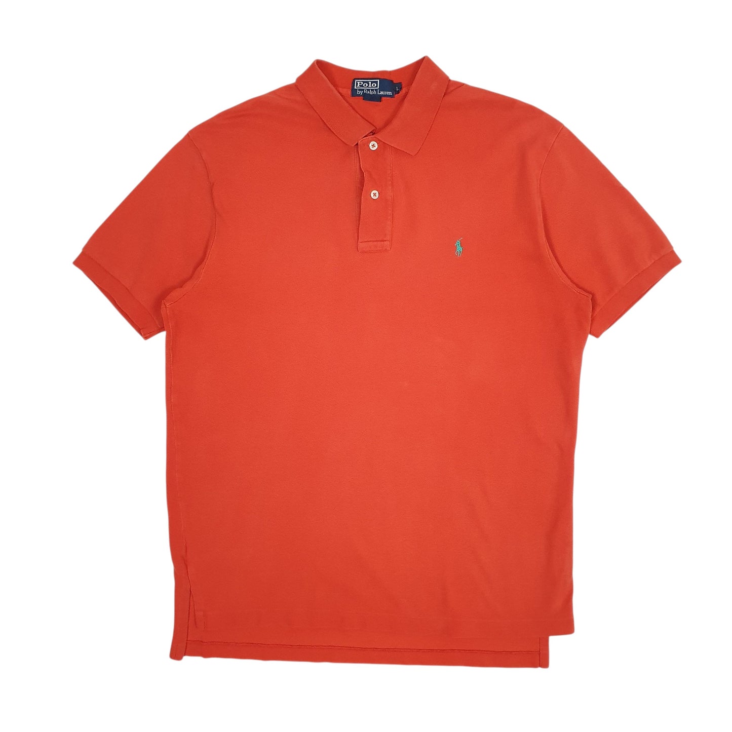Mens Orange Polo Ralph Lauren  Short Sleeve Polo Shirt