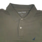 Mens Green Nautica Slim Fit  Polo Shirt