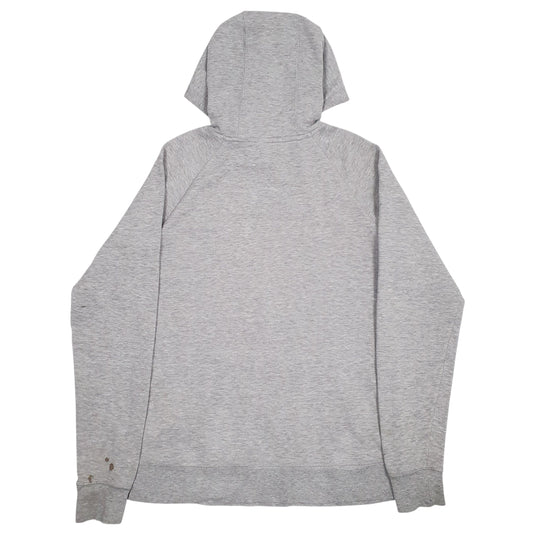 Womens Grey The North Face Spellout Hoodie Jumper