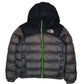 Mens Grey The North Face Nuptse  Coat