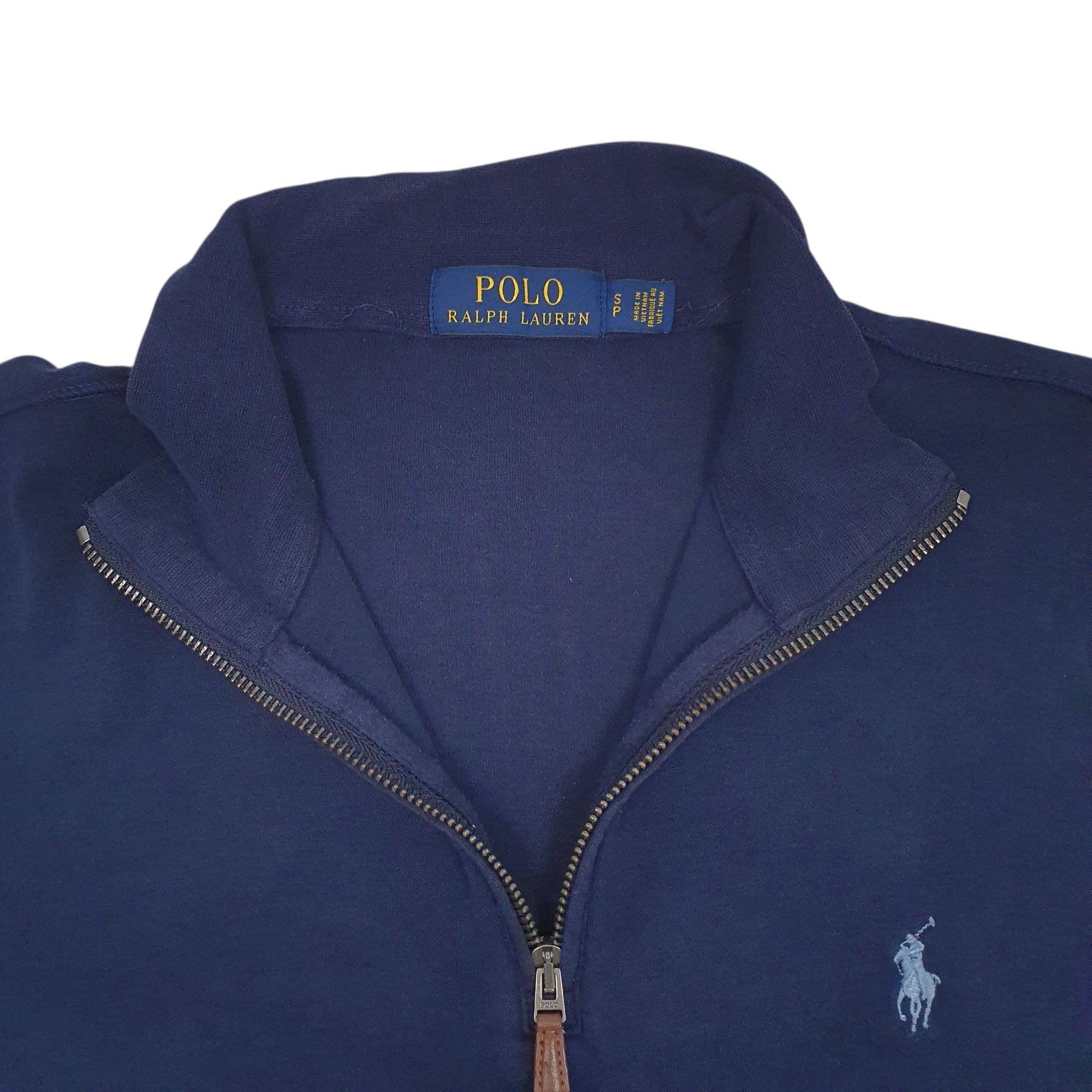 Mens Navy Polo Ralph Lauren  Quarter Zip Jumper