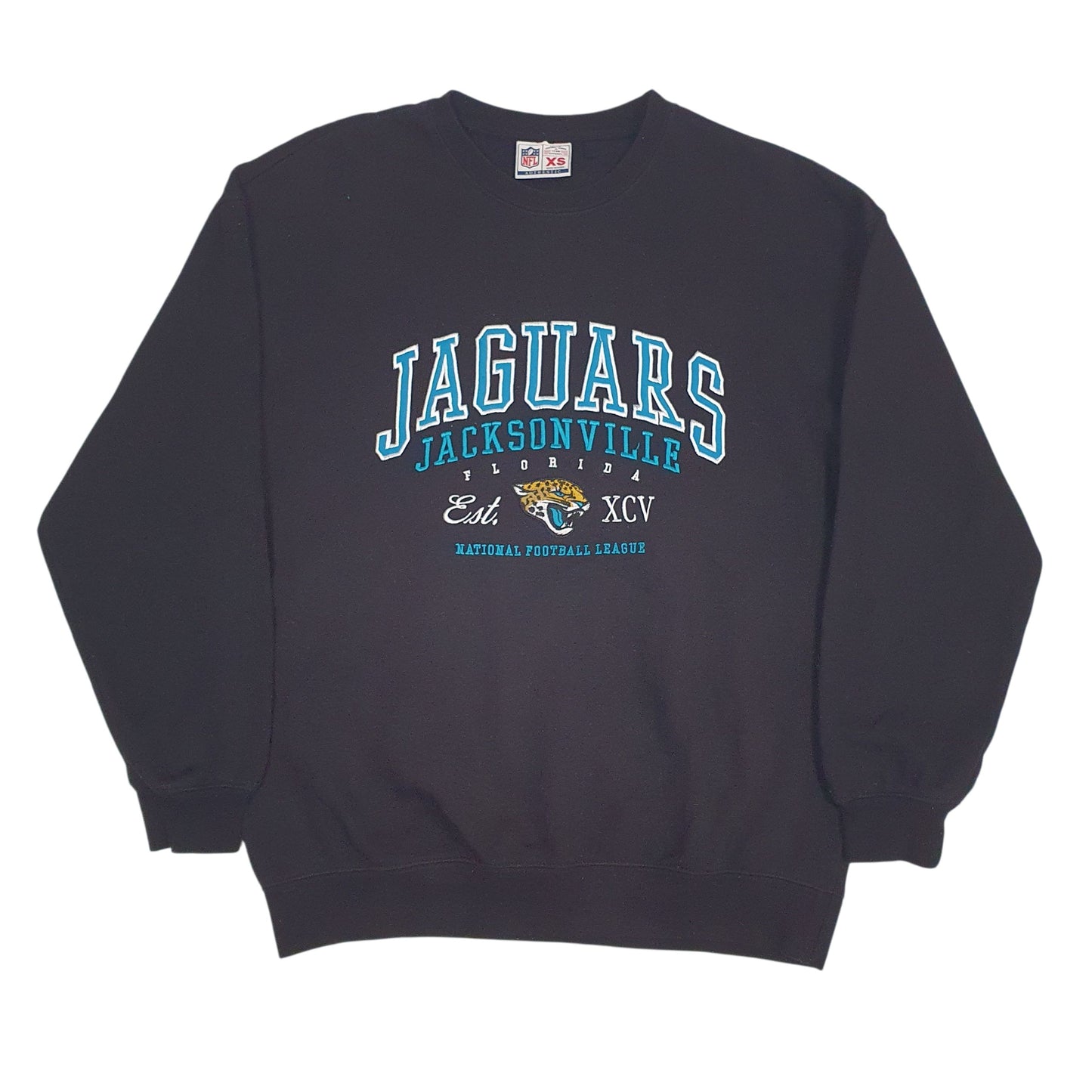 Mens Black NFL Jaguar Jacksonville Crewneck Jumper