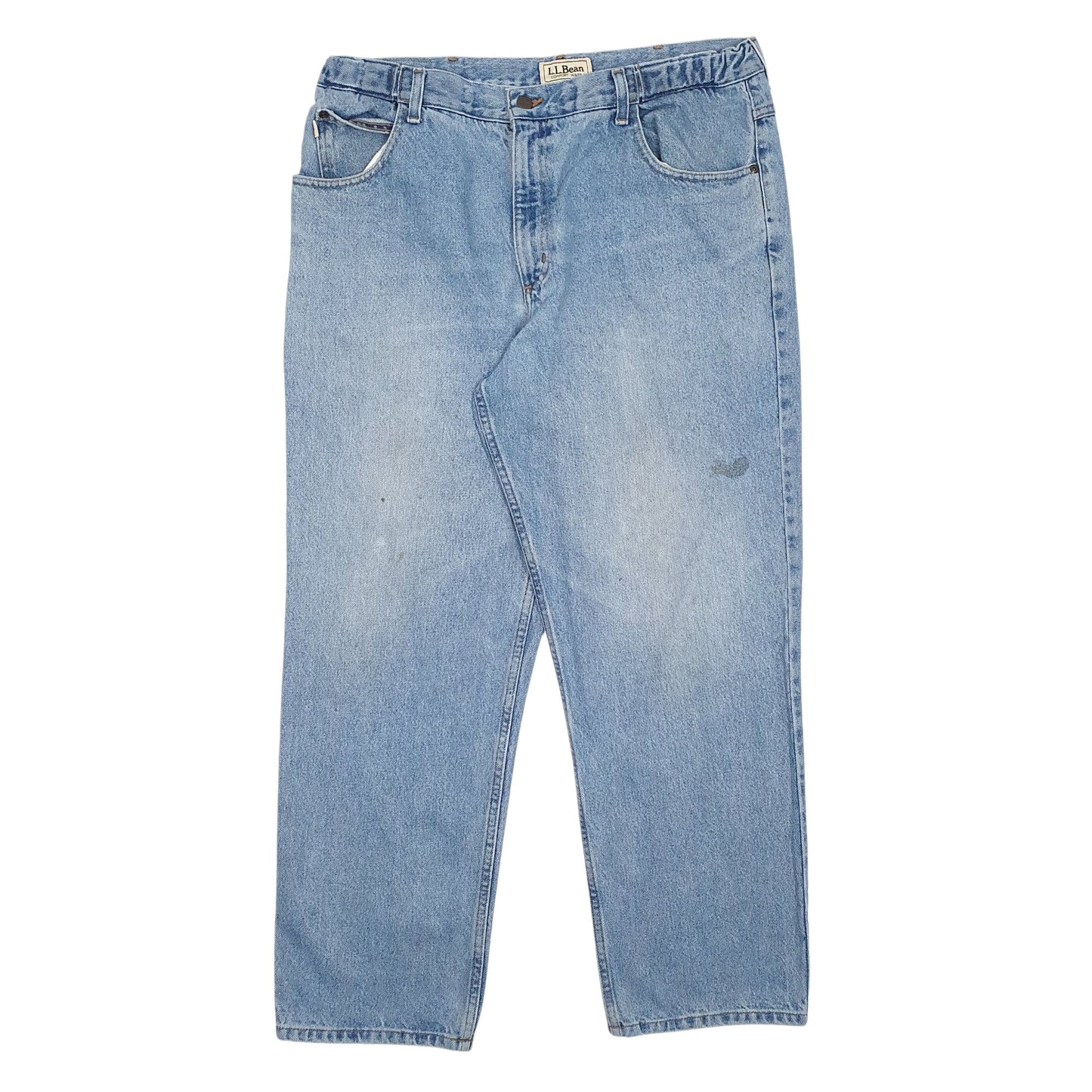 Mens Blue L.L.Bean  Comfort Waist JeansW36 L30