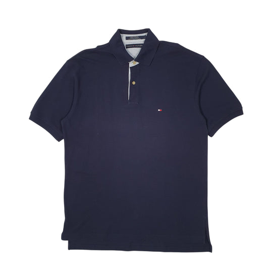 Mens Navy Tommy Hilfiger  Short Sleeve Polo Shirt