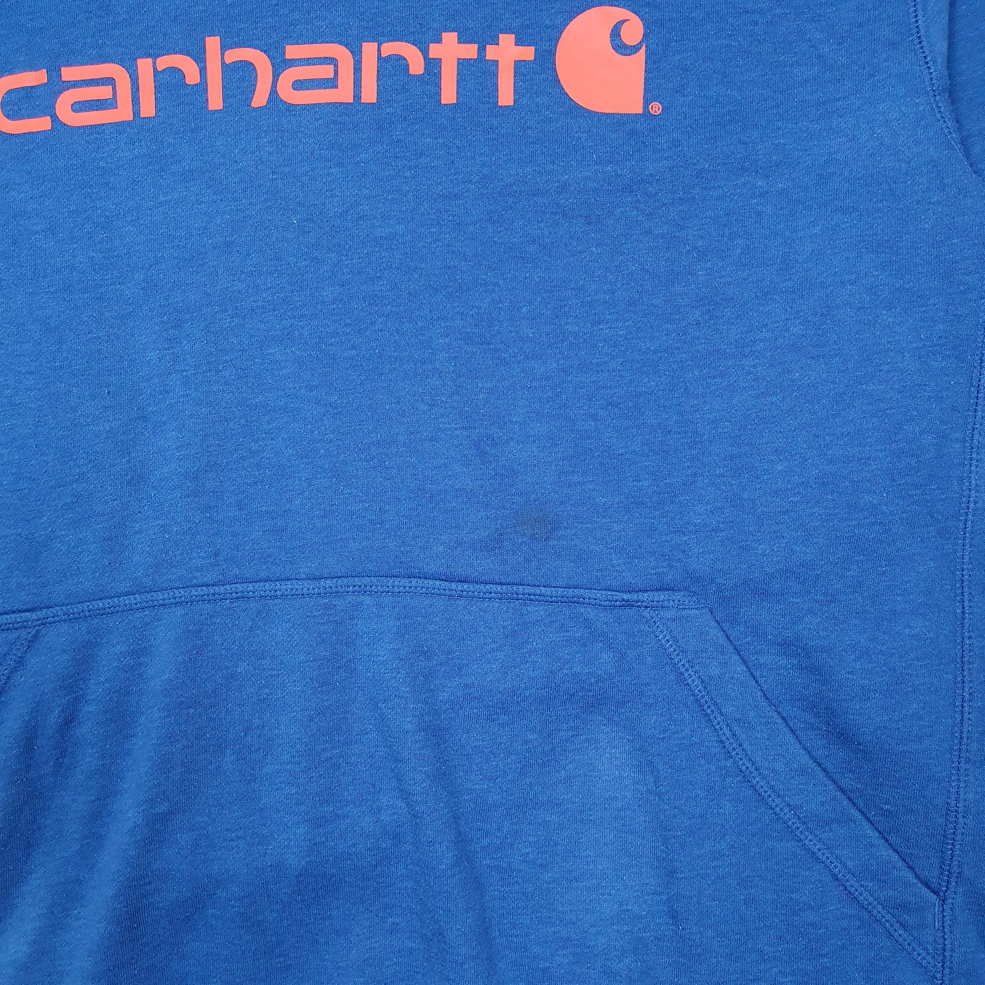 Mens Blue Carhartt  Hoodie Jumper