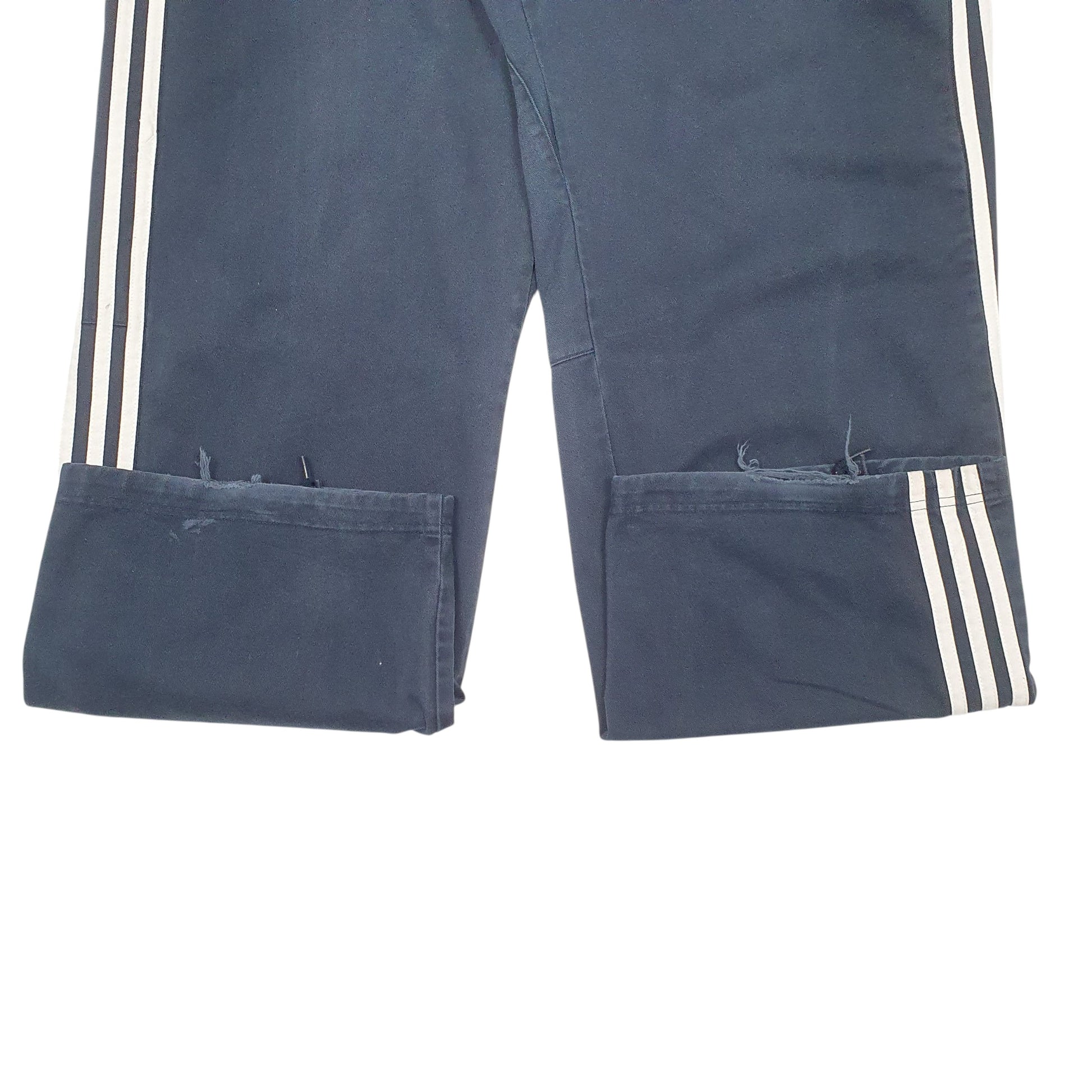 Mens Navy Adidas Vintage 90s 00s  Trousers