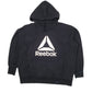 Womens Black Reebok  Hoodie Jumper