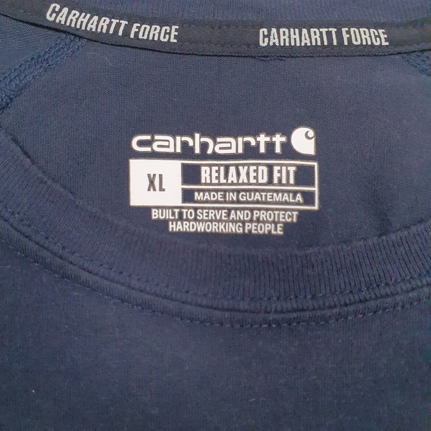 Mens Navy Carhartt TK4616-M  T Shirt