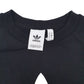 Mens Black Adidas Spellout Crewneck Jumper
