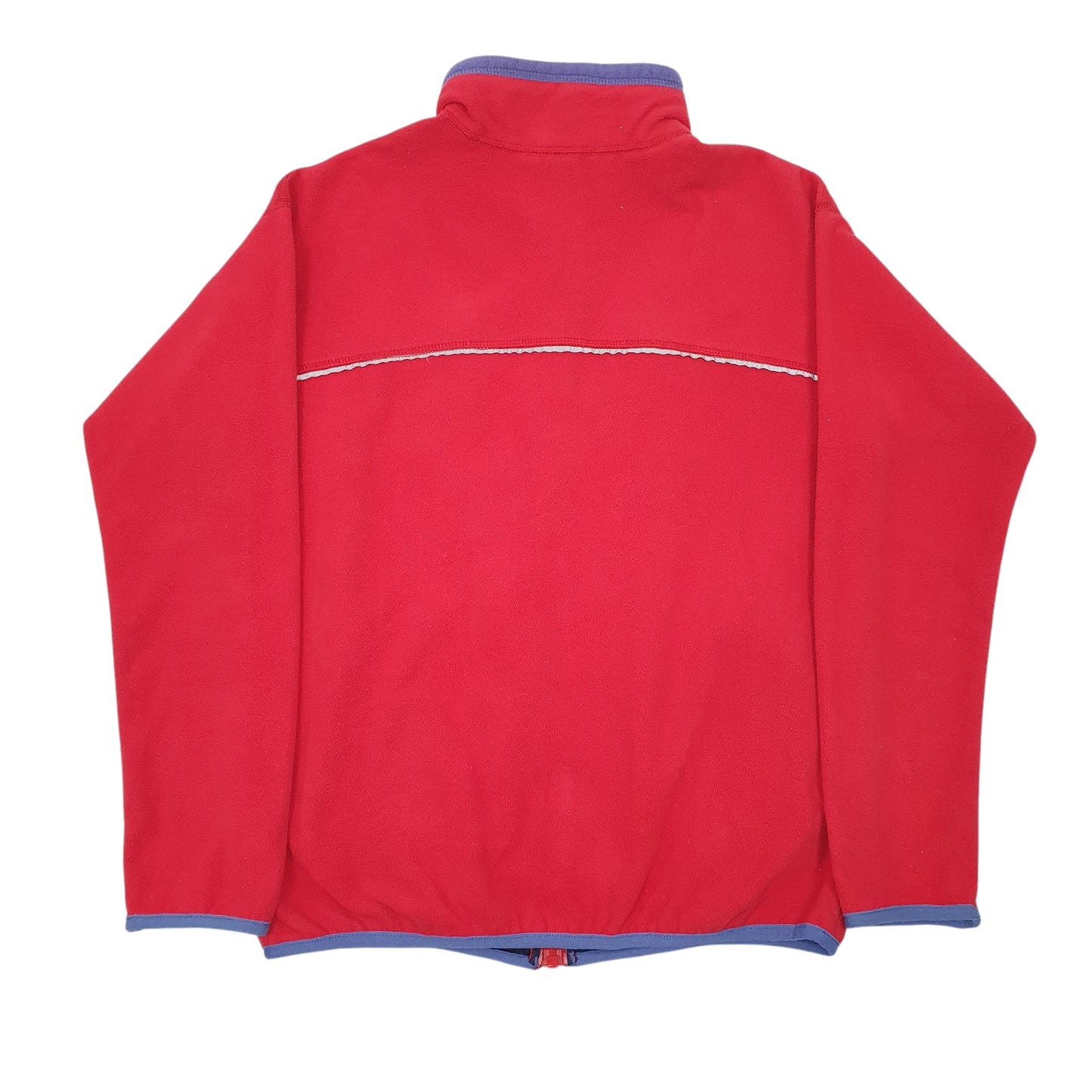 Womens Red Patagonia Vintage Full Zip Jumper