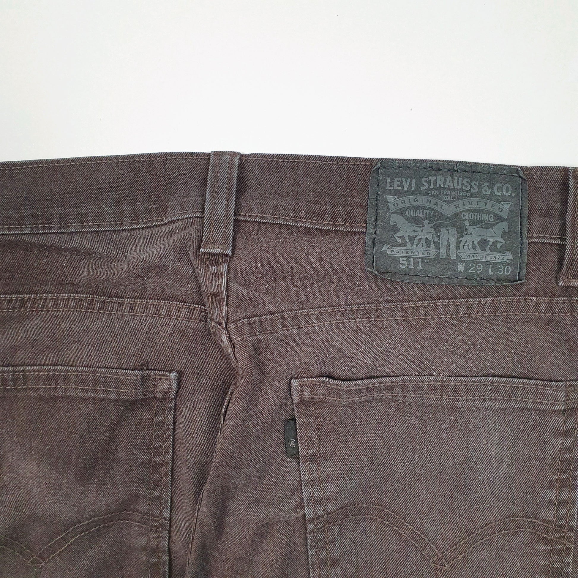Mens Brown Levis Stretch  Jeans