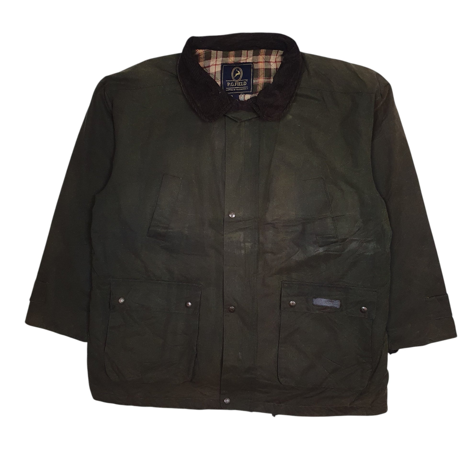 Mens Green P.G. Field   Coat