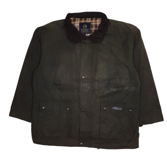 Mens Green P.G. Field   Coat