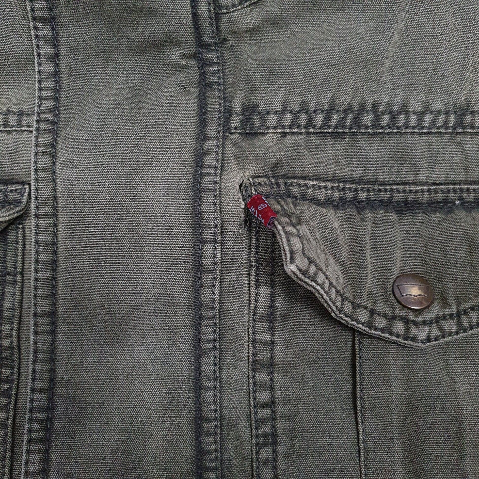 Mens Green Levis Military  Coat