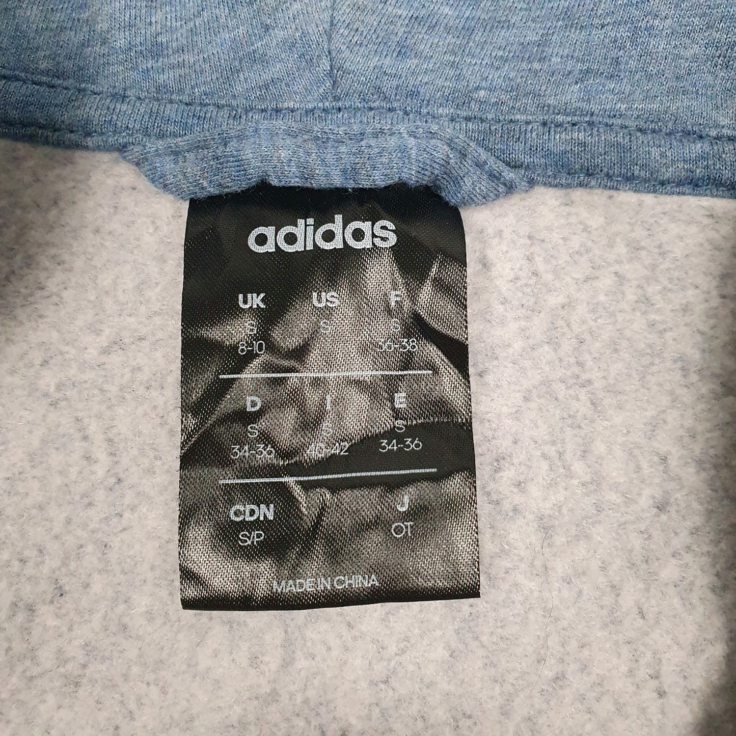 Womens Blue Adidas  Full Zip Jumper