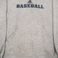 Womens Grey Adidas Baseball Hoodie Jumper