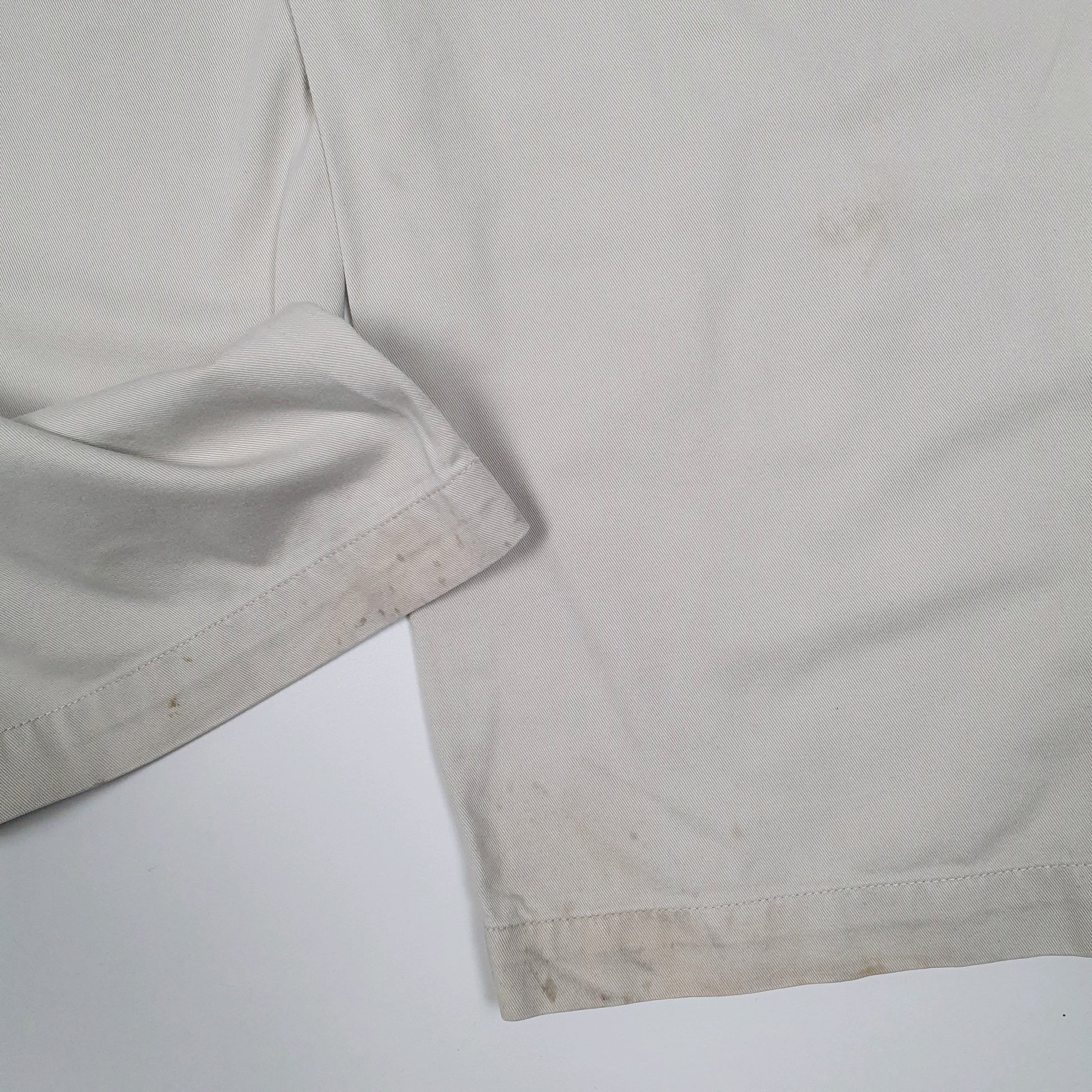 Mens Cream Tommy Hilfiger Vintage 2000s Double Pleated Hoodie Trousers