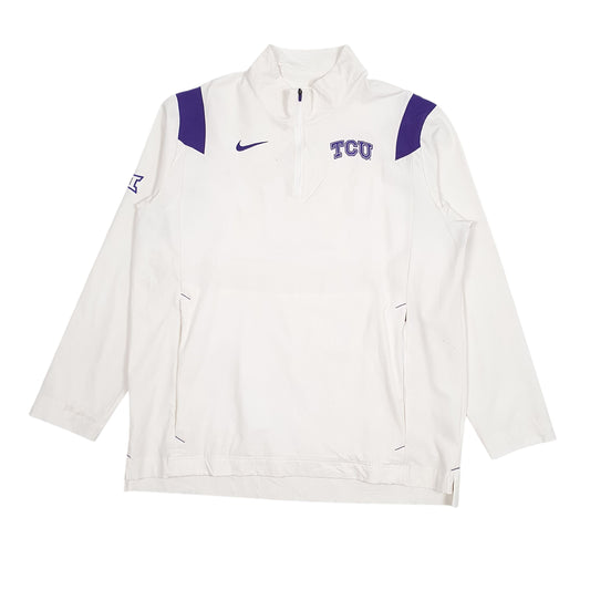 Mens White Nike   Coat