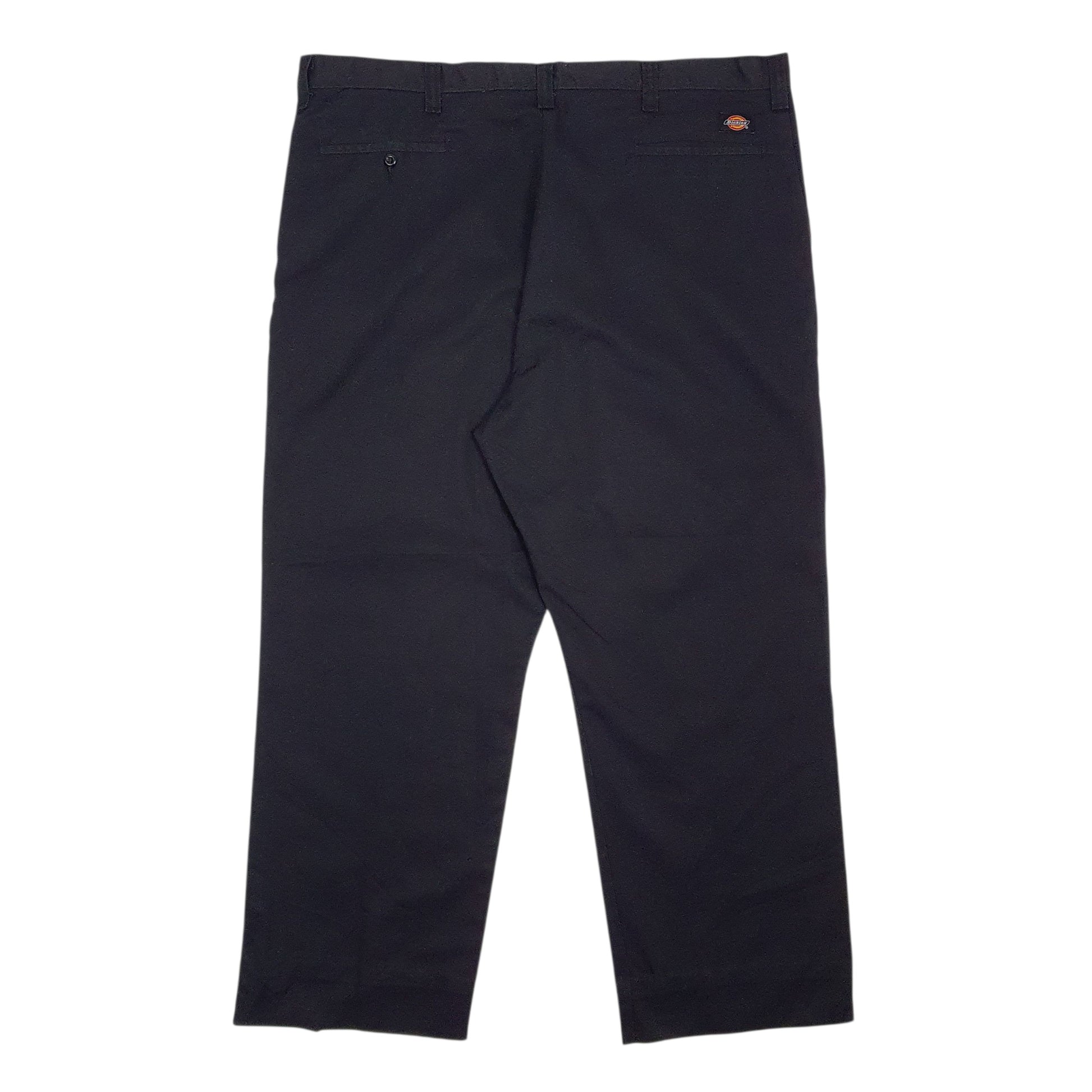 Mens Black Dickies   Trousers