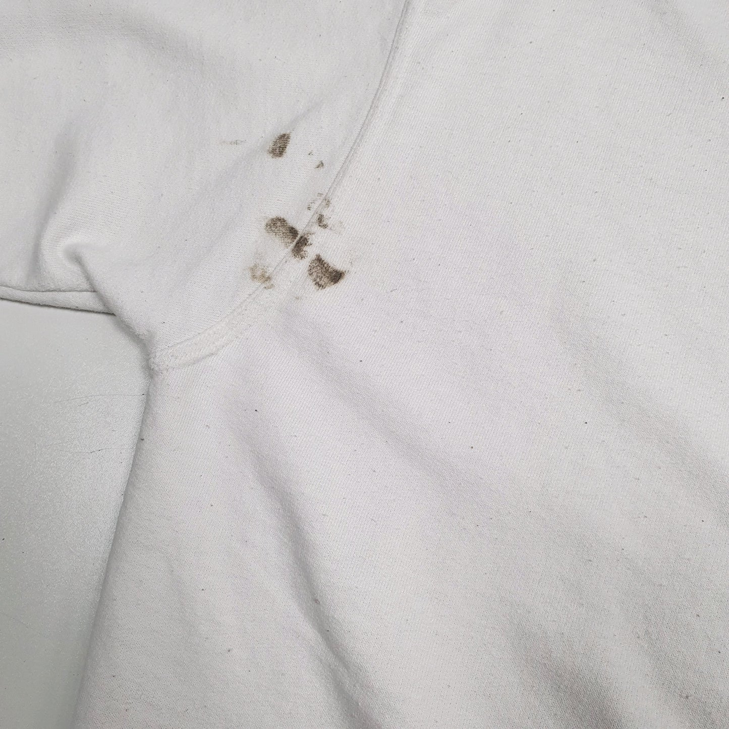 Mens White Champion  Crewneck Jumper