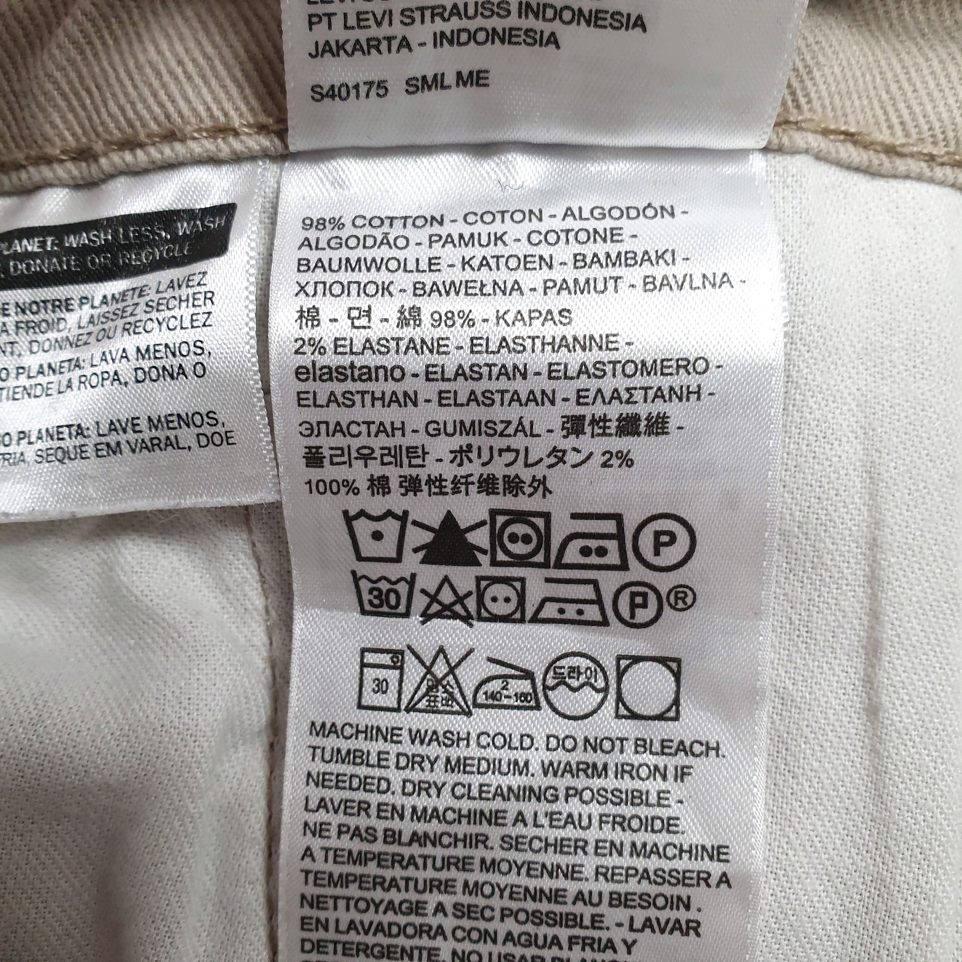 Mens Beige Levis   Jeans