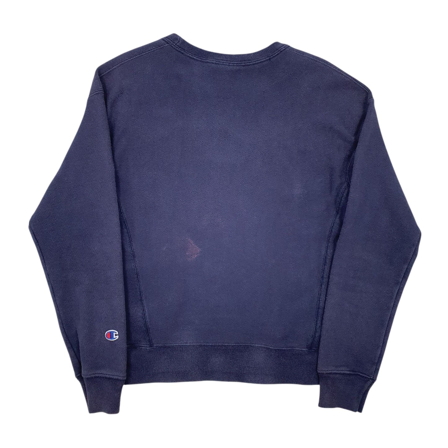Womens Blue Champion Reverse Weave Crewneck Jumper
