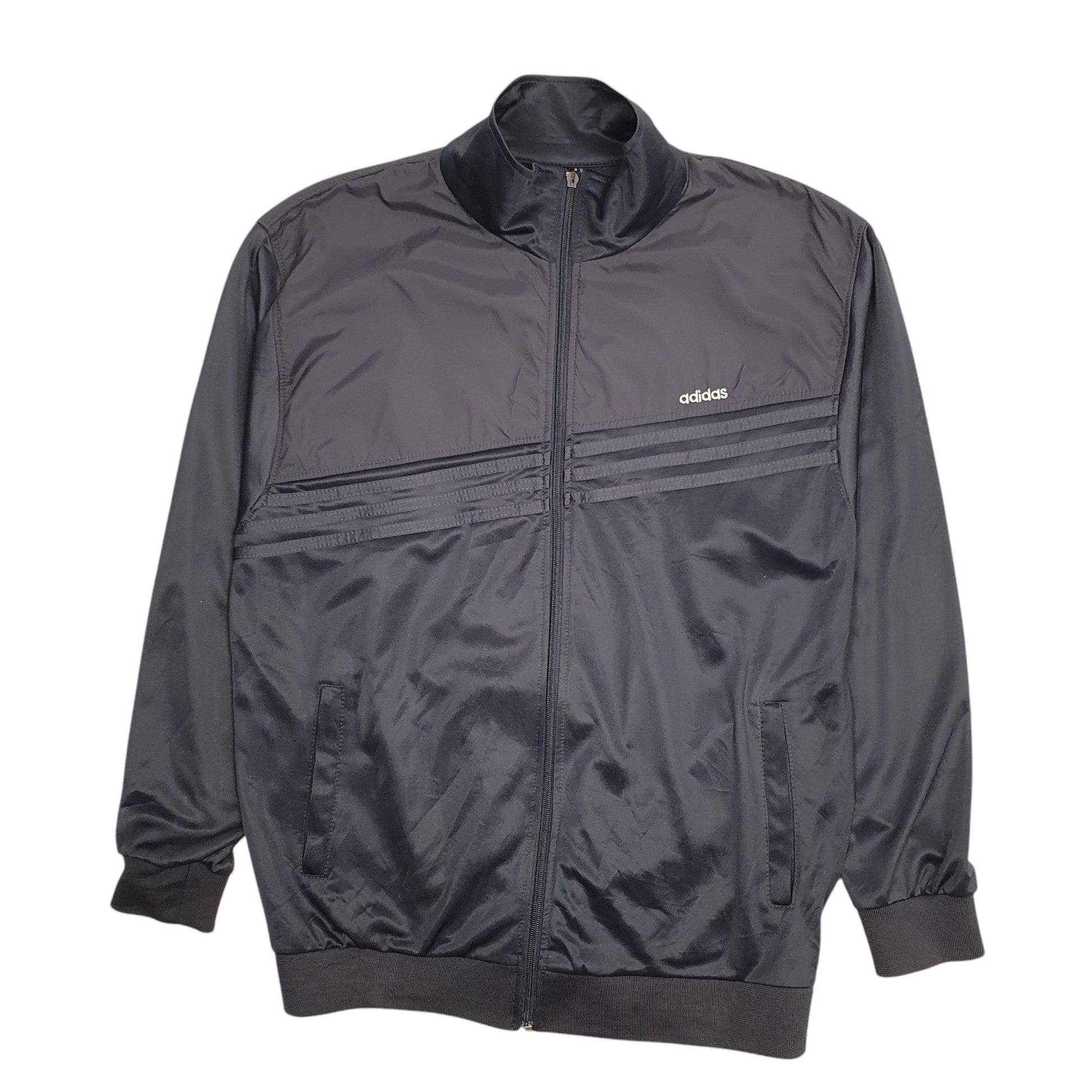 Mens Grey Adidas Track  Coat