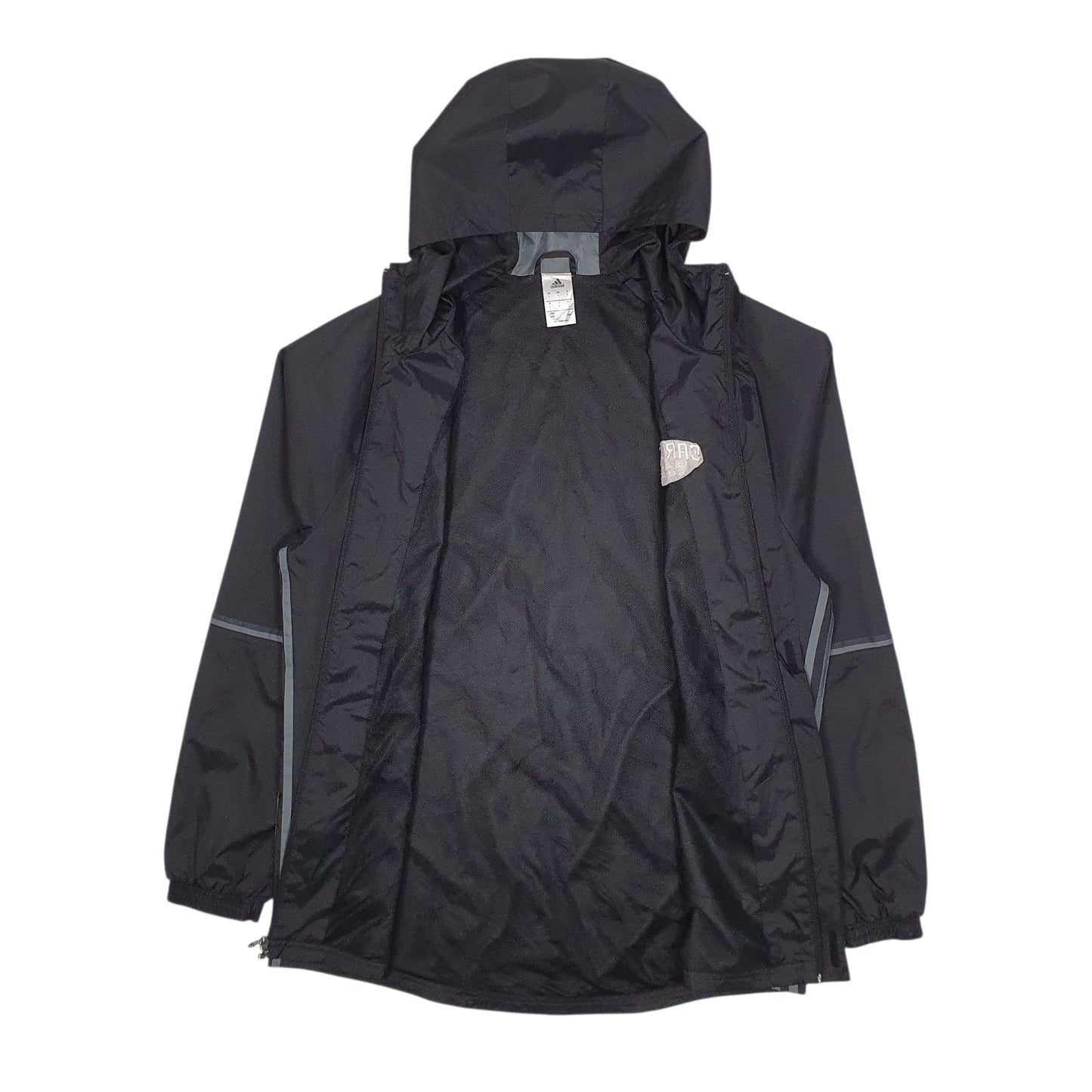 Mens Black Adidas Carolina Rapids Soccer  Coat