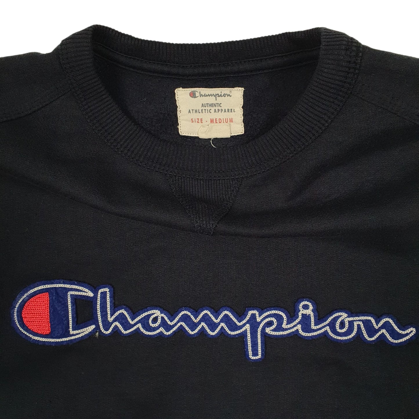Mens Navy Champion  Crewneck Jumper