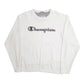 Mens White Champion  Crewneck Jumper