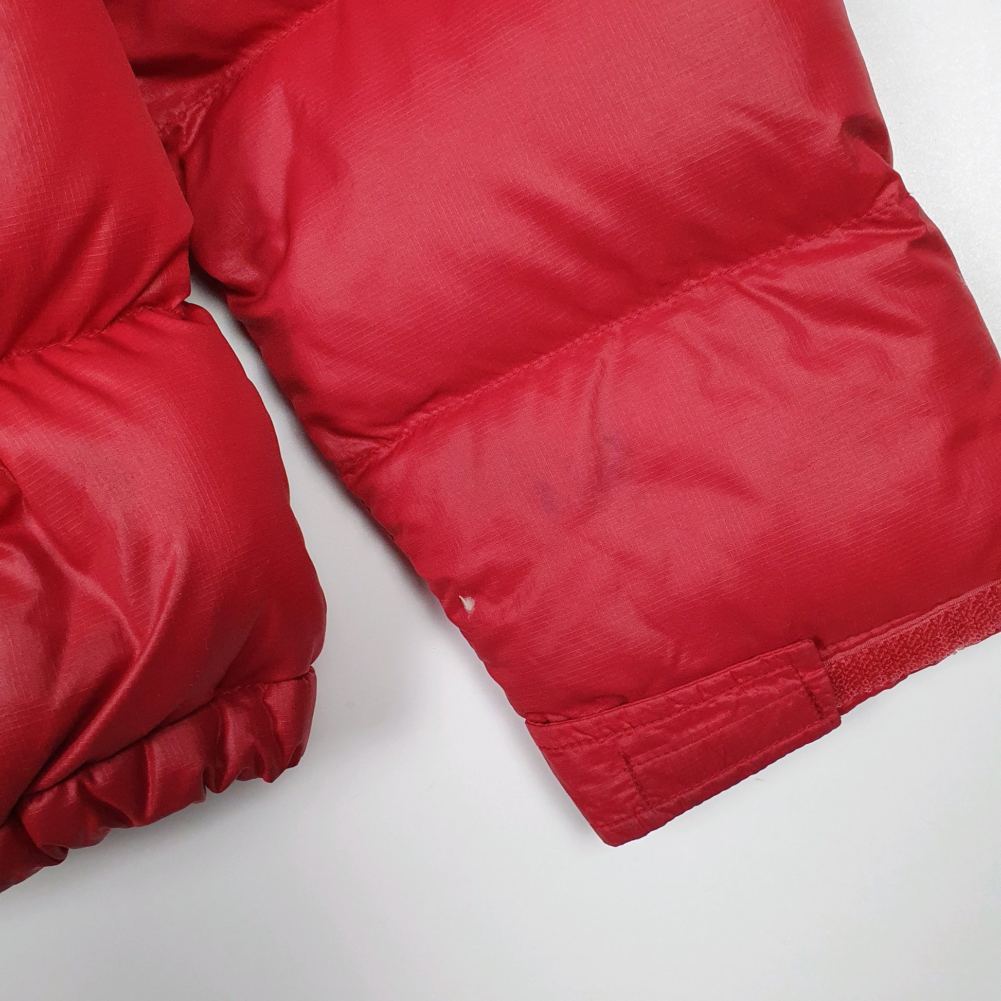 Womens Red The North Face Nuptse  Coat