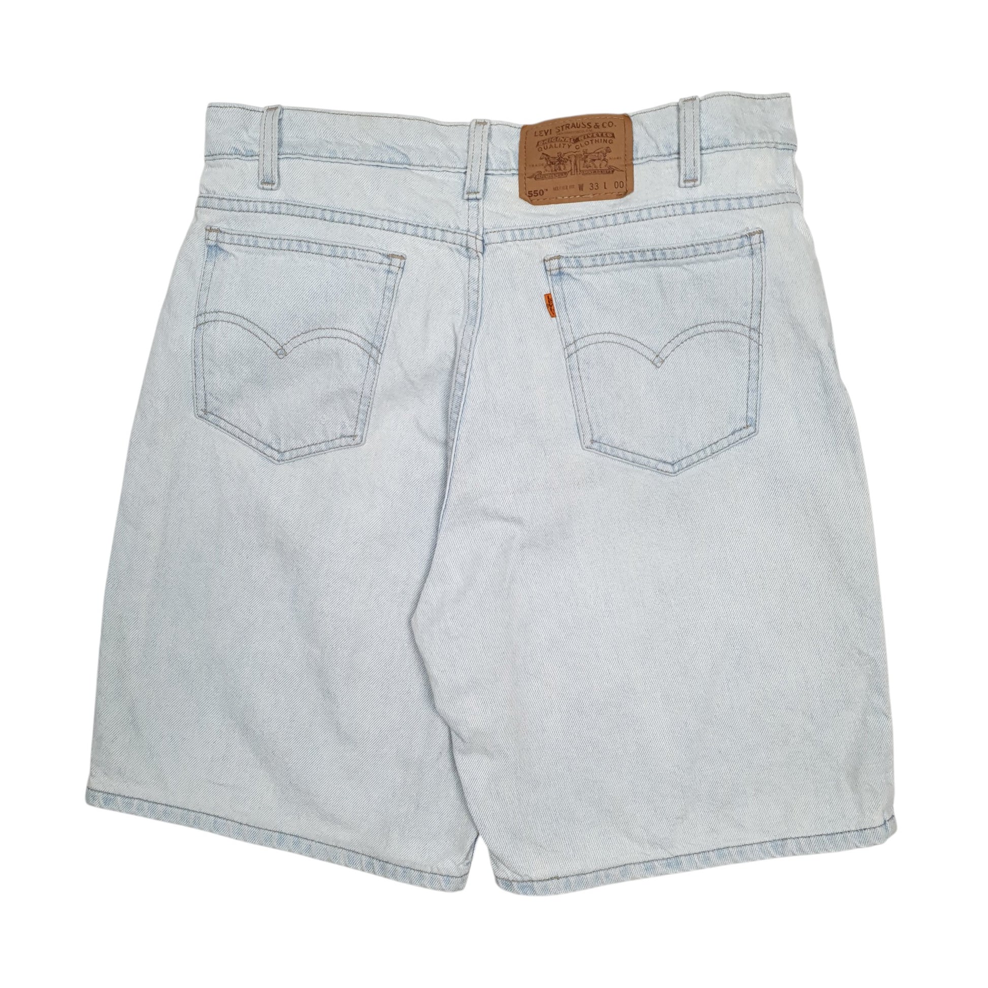 Mens Blue Levis 550 Orange Tab Vintage 90s  Shorts
