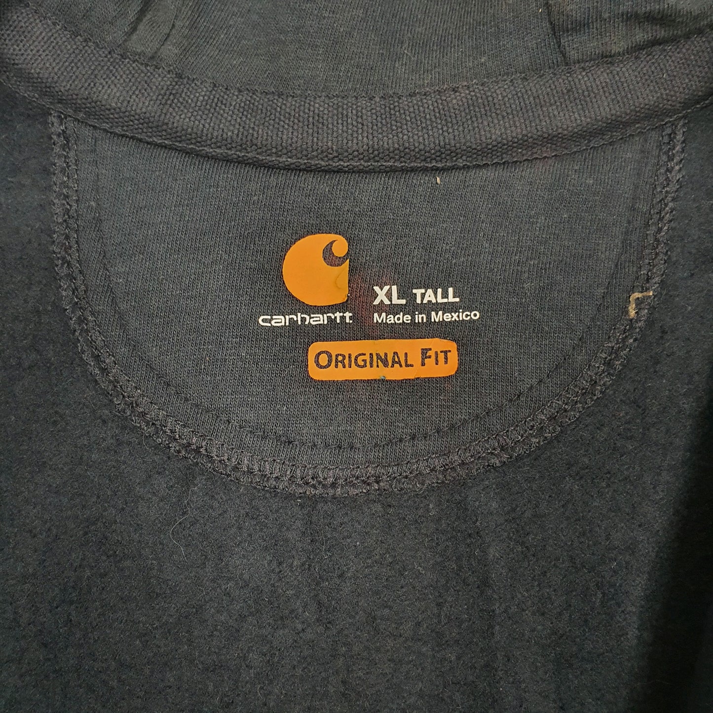 Mens Navy Carhartt  Full Zip Jumper