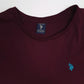 Mens Burgundy U.S Polo Assn.   T Shirt