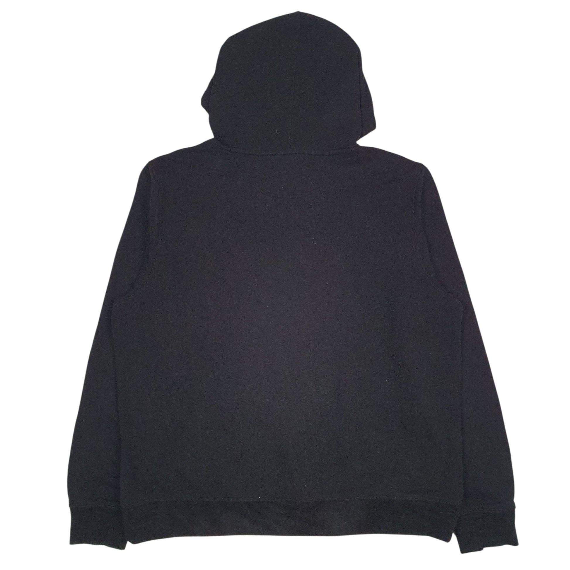 Mens Black Champion Spellout Hoodie Jumper