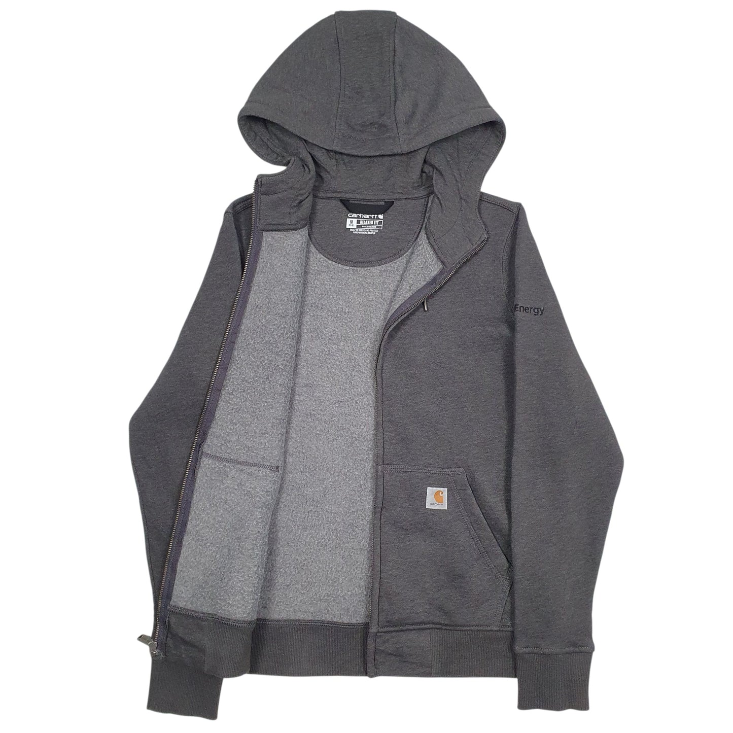 Womens Grey Carhartt  Full Zip Jumper