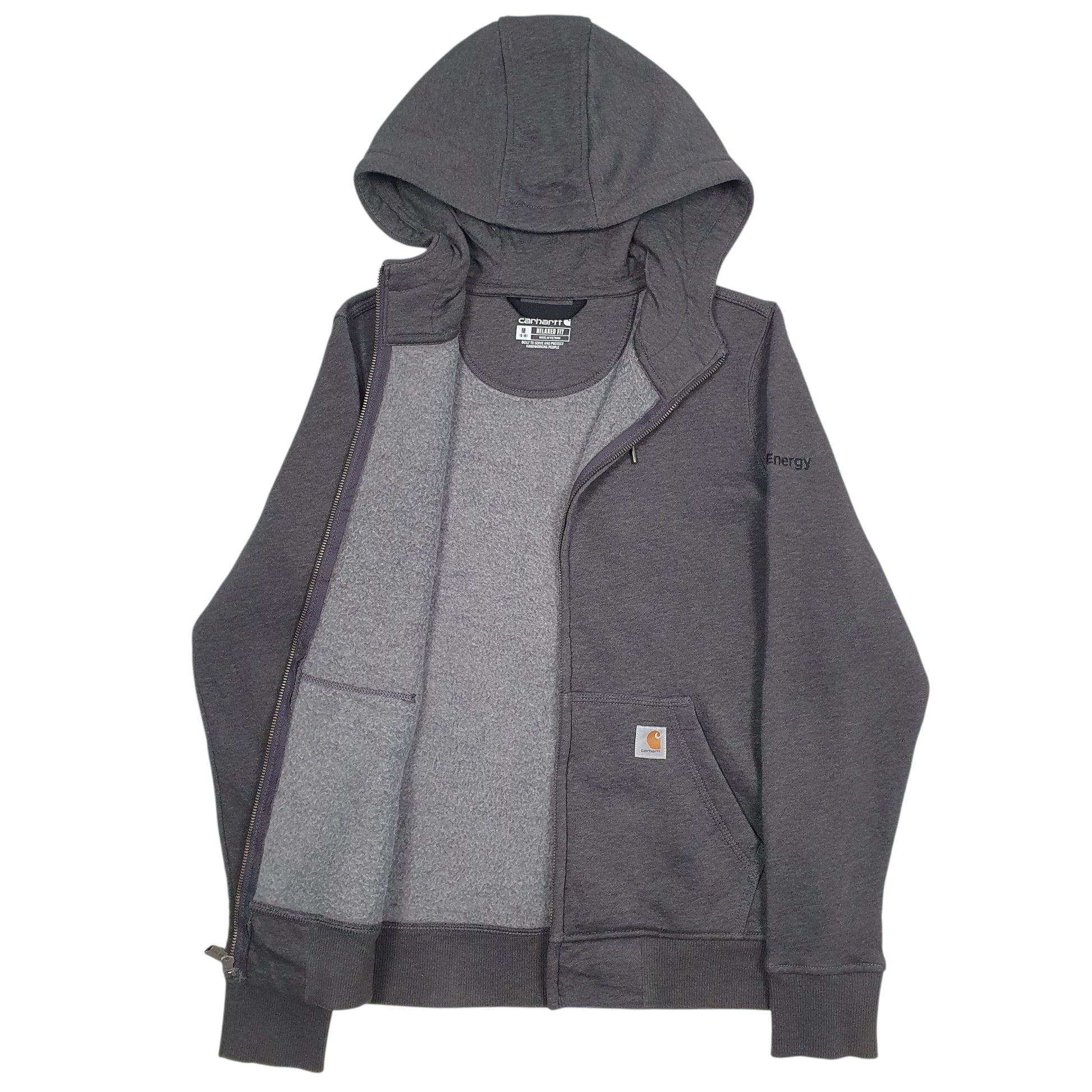 Womens Grey Carhartt  Full Zip Jumper