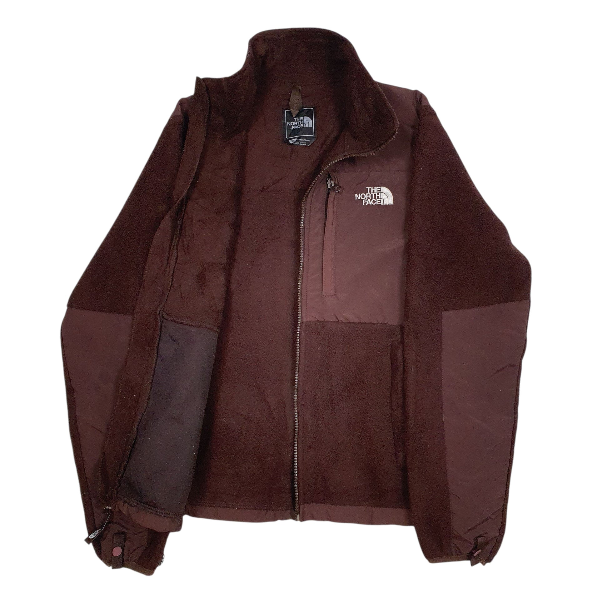Womens Brown The North Face Denali Full Zip Jumper