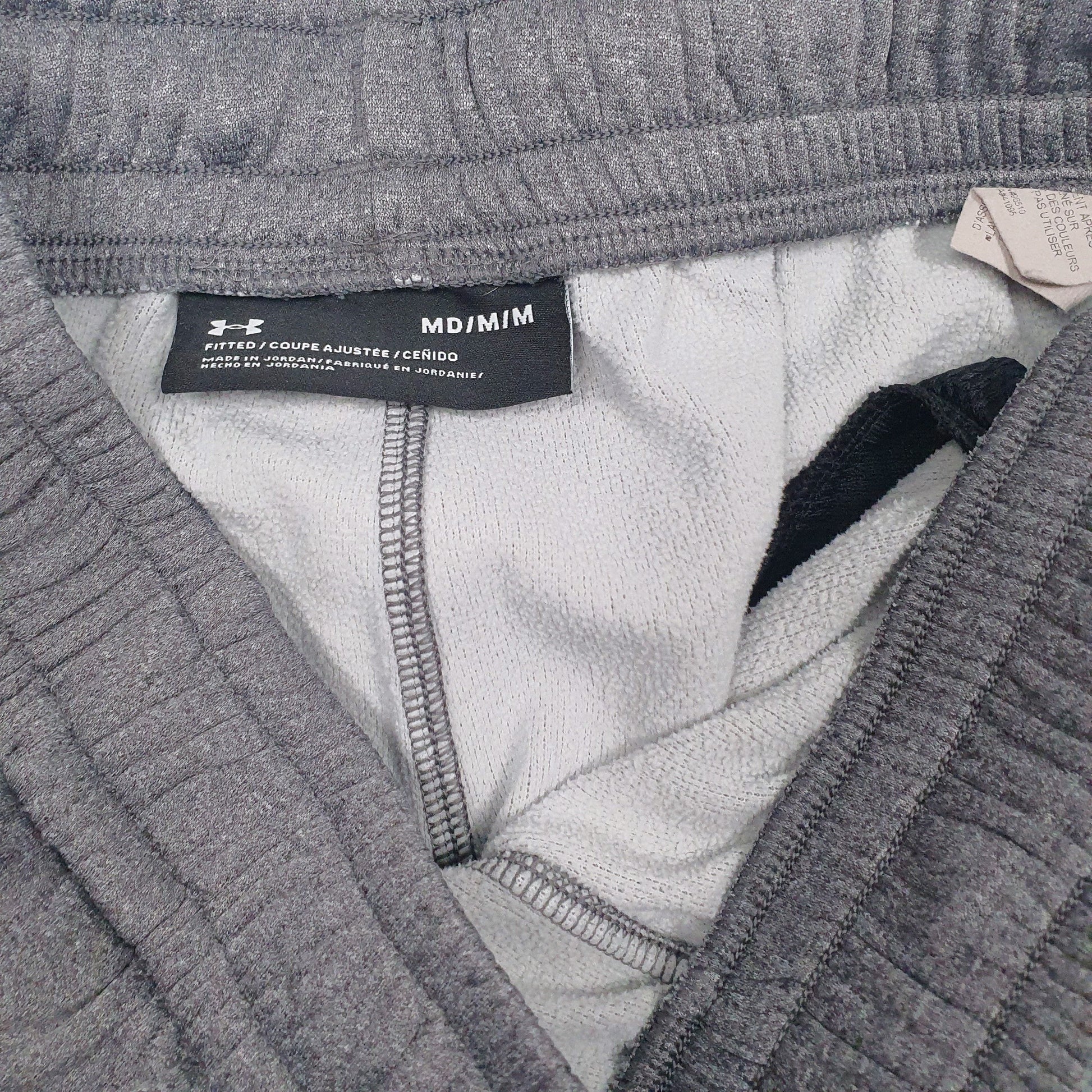 Mens Grey Under Armour Elasticated Waist  Trousers