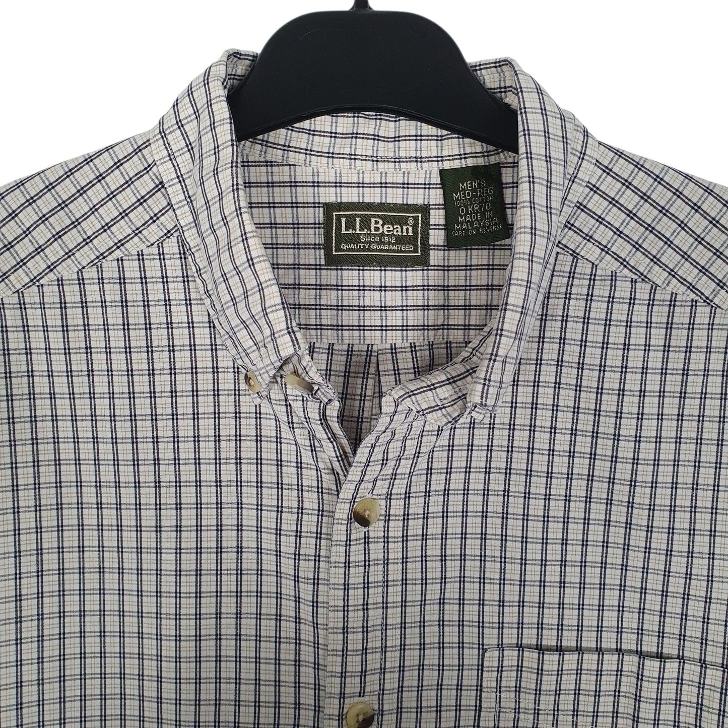 Mens White L.L.Bean   Shirt