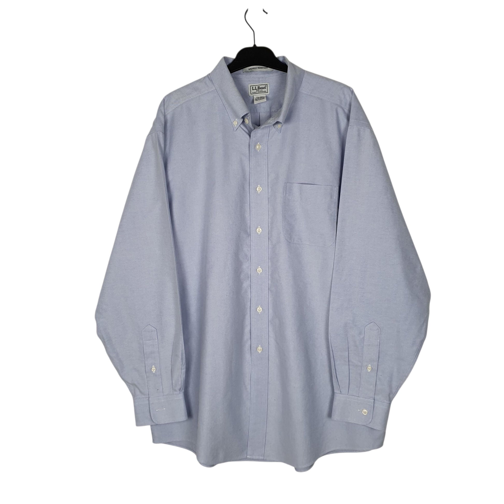 Mens Blue L.L.Bean  Long Sleeve Shirt