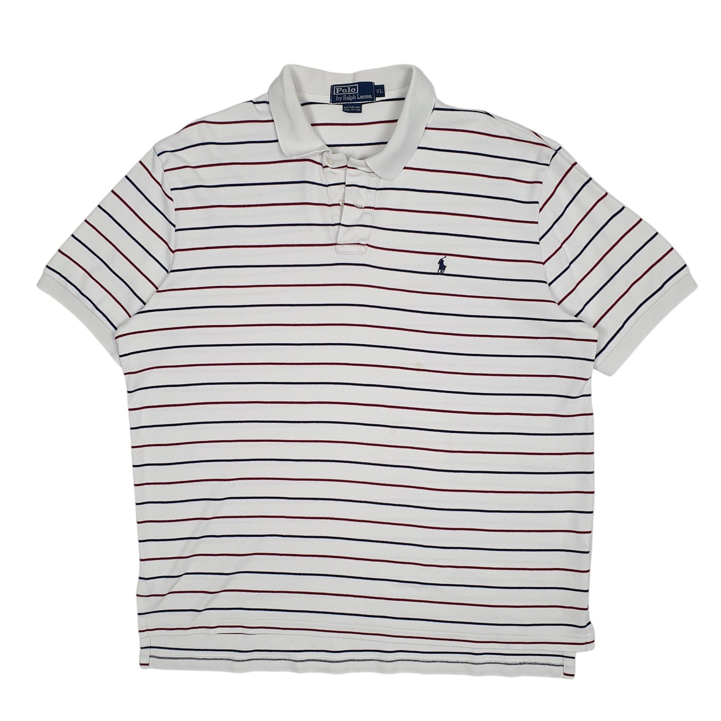 Mens White Polo Ralph Lauren  Short Sleeve Polo Shirt