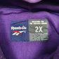 Womens Purple Reebok  Hoodie Jumper