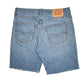 Mens Blue Levis 505  Shorts