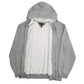 Mens Grey Tommy Hilfiger Hoodie Spellout Full Zip Jumper