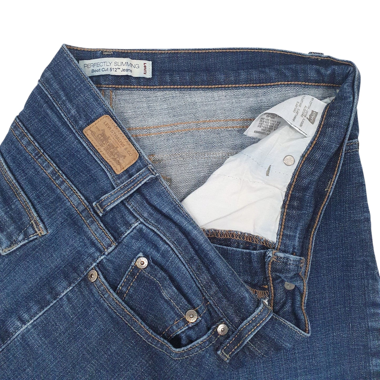 Womens Blue Levis Bootcut  Jeans