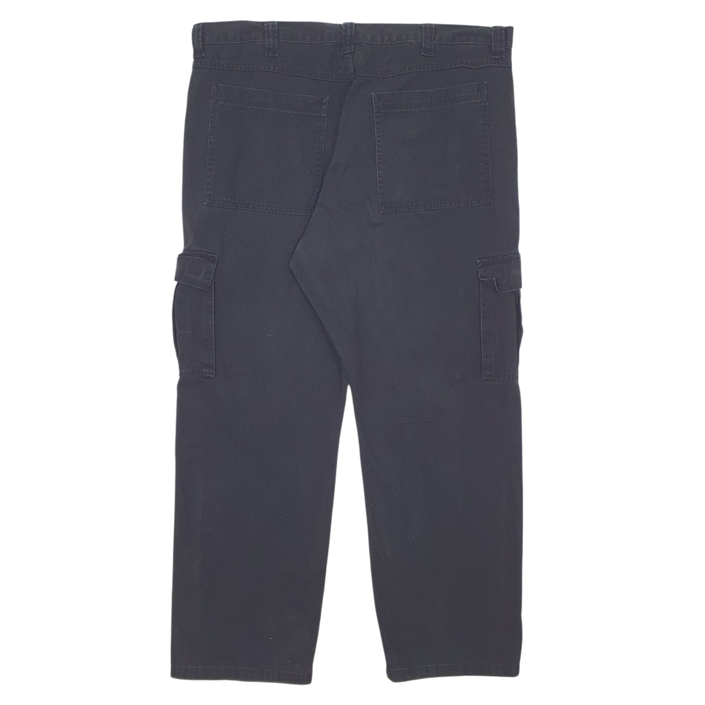 Mens Black Wrangler   Trousers