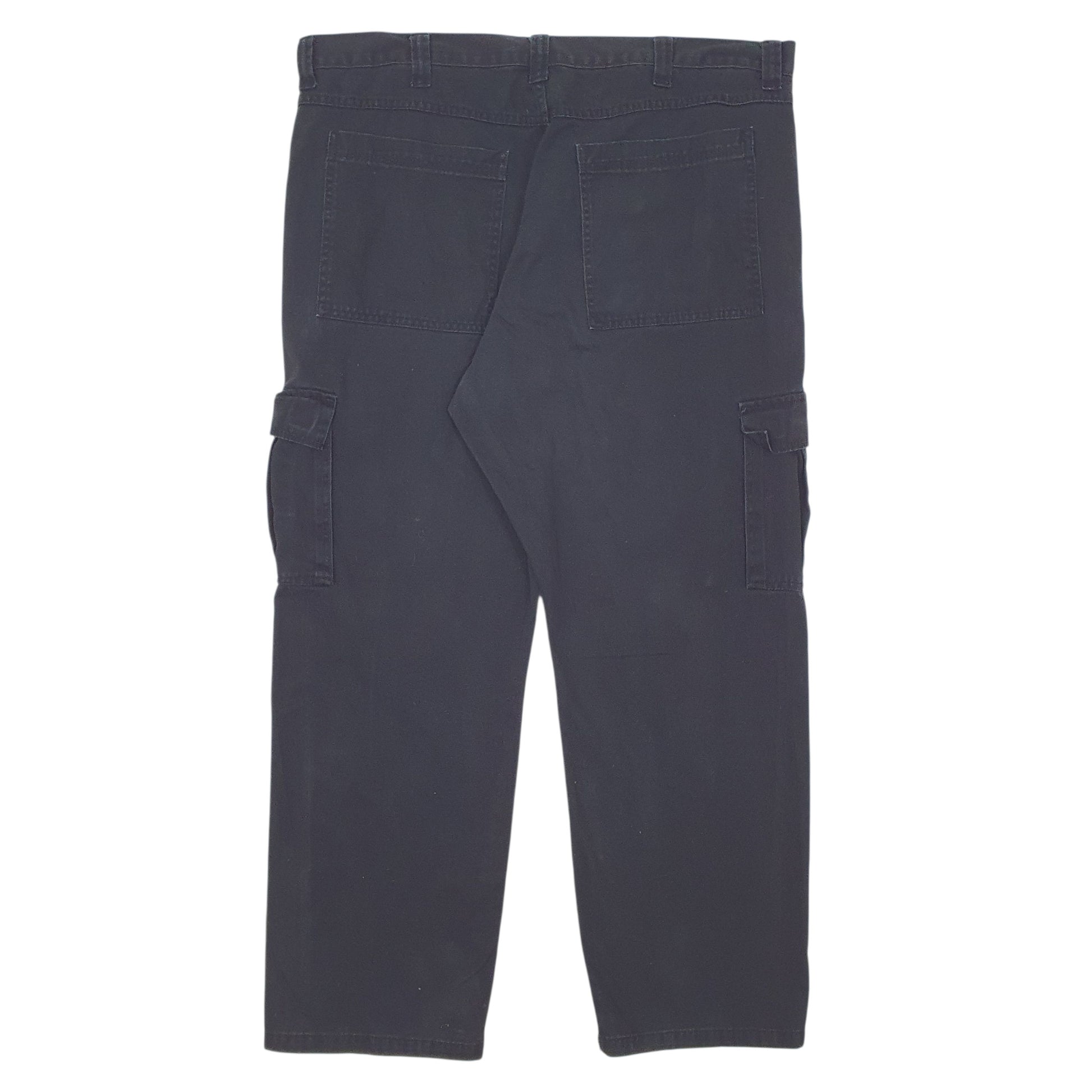Mens Black Wrangler   Trousers