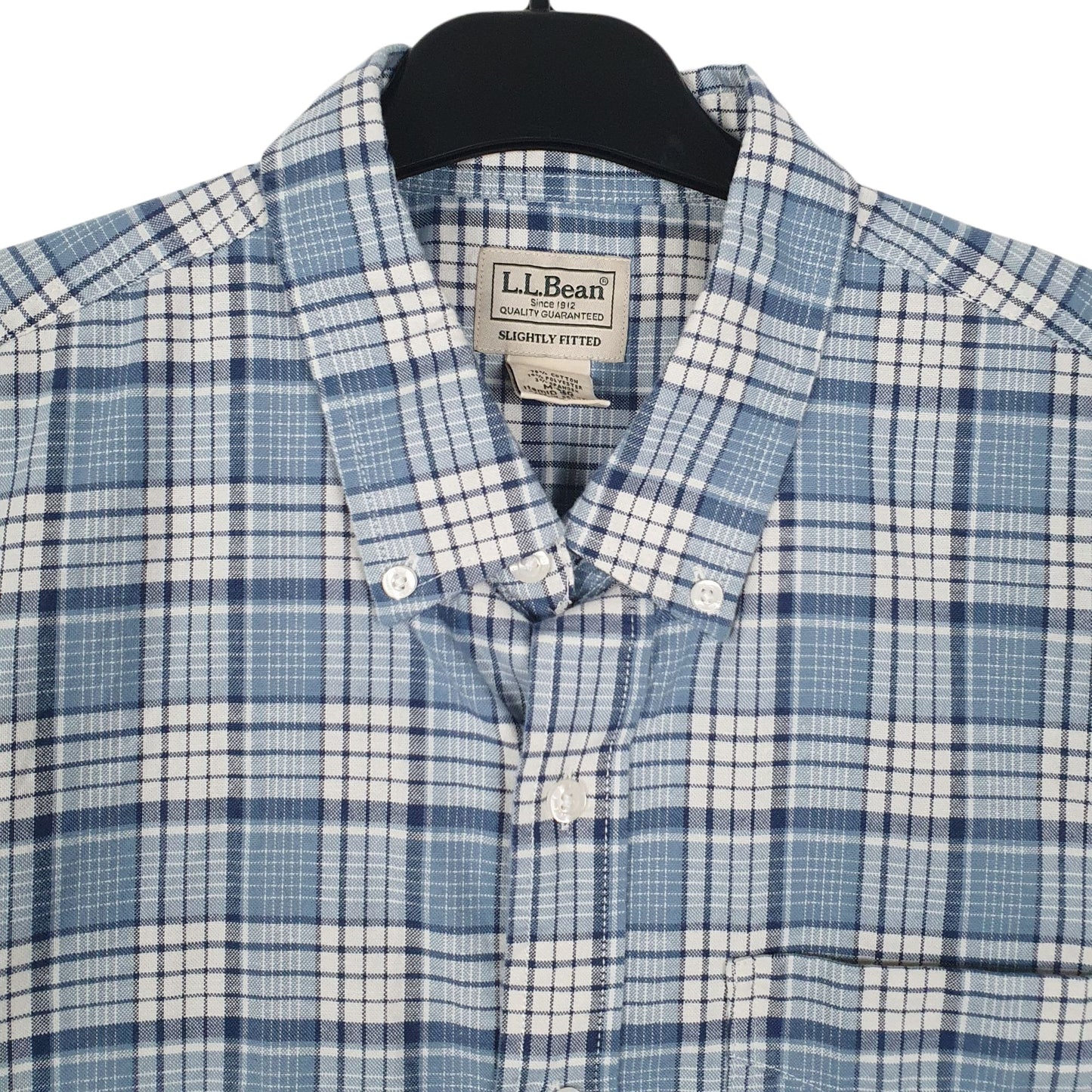 Mens Blue L.L.Bean   Shirt