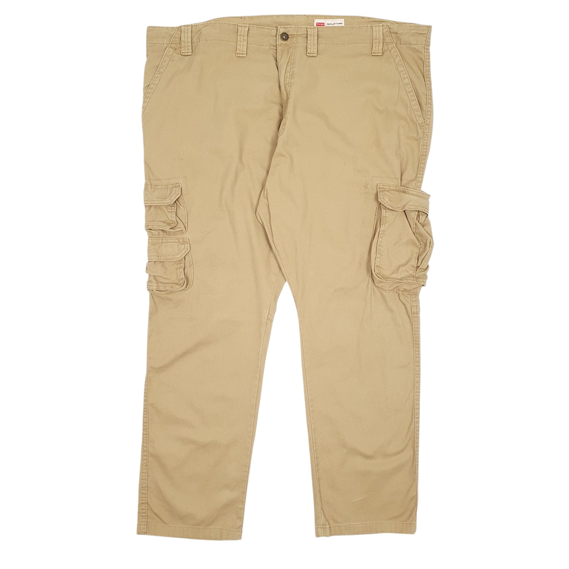 Mens Beige Wrangler  Cargo Trousers